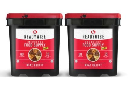 120 Serving Meat Package Includes: 2 Freeze Dried Meat Buckets