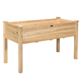 49'' x 23'' x 30''  Wooden Raised Vegetable Garden Bed