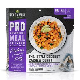 6 CT ReadyWise Pro Adventure Meal Thai Coconut Cashew Curry