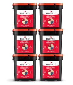 720 Serving Freeze Dried Fruit Bucket (6, 120 serving buckets)