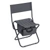 Set of 5, Folding Outdoor Table and Chairs Set for Indoor, Outdoor Camping, Picnics, Beach,Backyard, BBQ, Party, Patio, Black/Gray