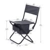 Set of 5, Folding Outdoor Table and Chairs Set for Indoor, Outdoor Camping, Picnics, Beach,Backyard, BBQ, Party, Patio, Black/Gray