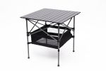 Set of 5, Folding Outdoor Table and Chairs Set for Indoor, Outdoor Camping, Picnics, Beach,Backyard, BBQ, Party, Patio, Black/Gray