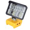 Cordless LED Work Light LED Flood Light for Dewalt 18V 20V 60V Battery 12W 2800LM with Dual USB Charging Port for Workshop Camping Outdoor Emergencies