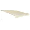 13  8 Feet Retractable Patio Awning Aluminum Deck Sunshade-Beige