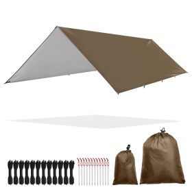 Camping Tent Tarp (Color: As Picture)